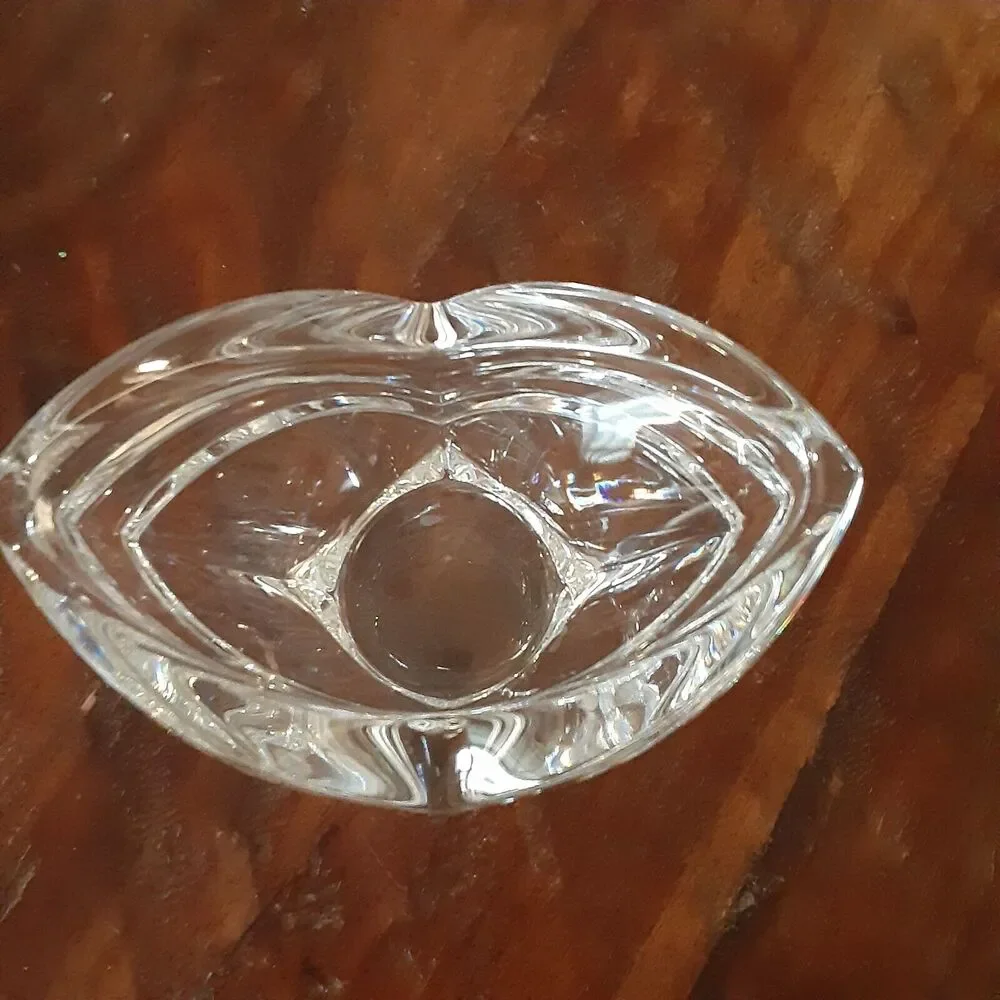 Art Deco Style Heavy Glass Candle Holder Versatile Decor